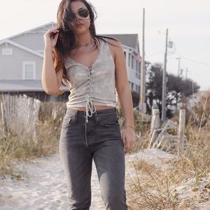 Brand New High Waisted Gray Levi’s